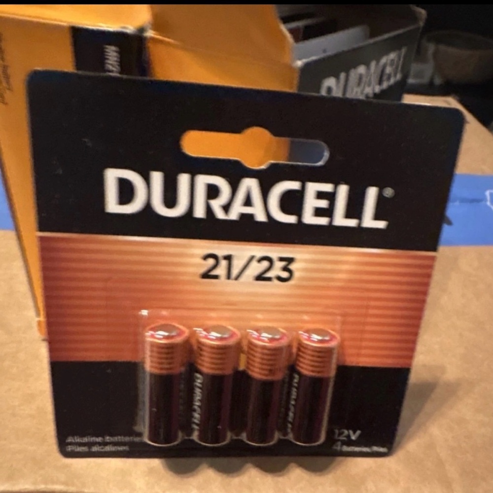 Duracell 21/23 12V Alkaline Batteries - Box contains pk of 6 total 24 batteries